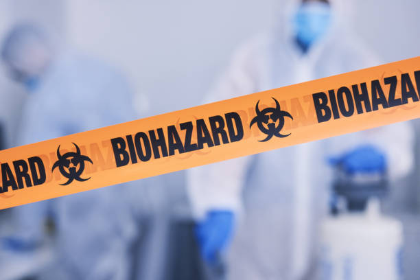 Professional Biohazard Cleanup technician working in Ellenton, GA